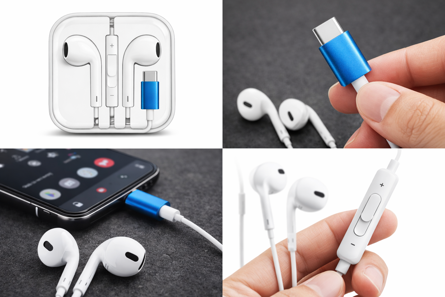 AUDIFONO CON CABLE  TIPO C